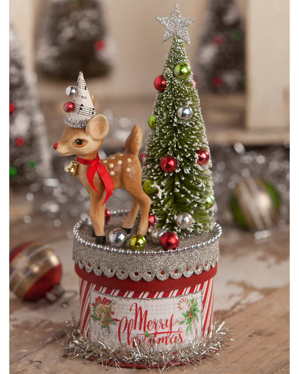 Retro Deer on Box